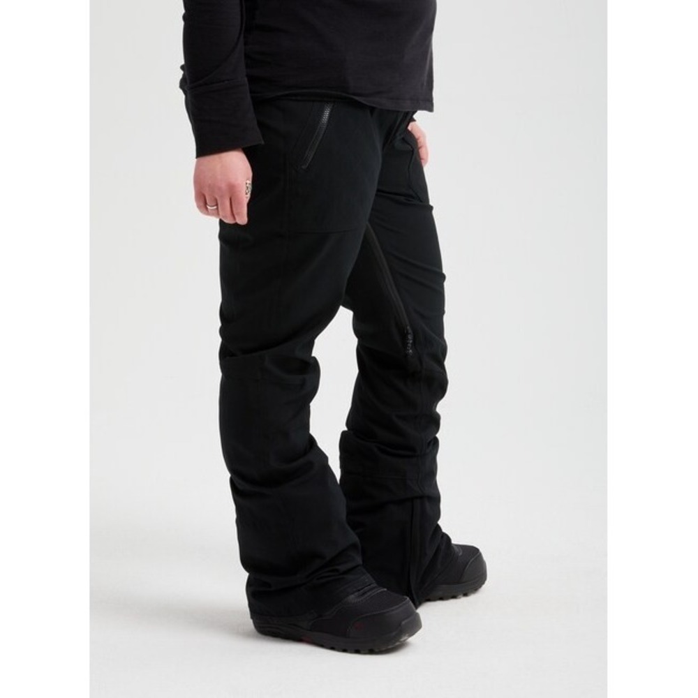 Burton Vida Pants Women's XS True Black Slim Fit Zipped Pockets Skiing Snowboard
